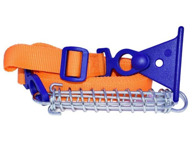 Peggypeg strap stabilizzante fissaggio tende verande campeggio camper roulotte outdoor cinghia con molla di ancoraggio e gancio per canalina-scorritoia camper morsetti con sgancio rapido - Emporio Degani