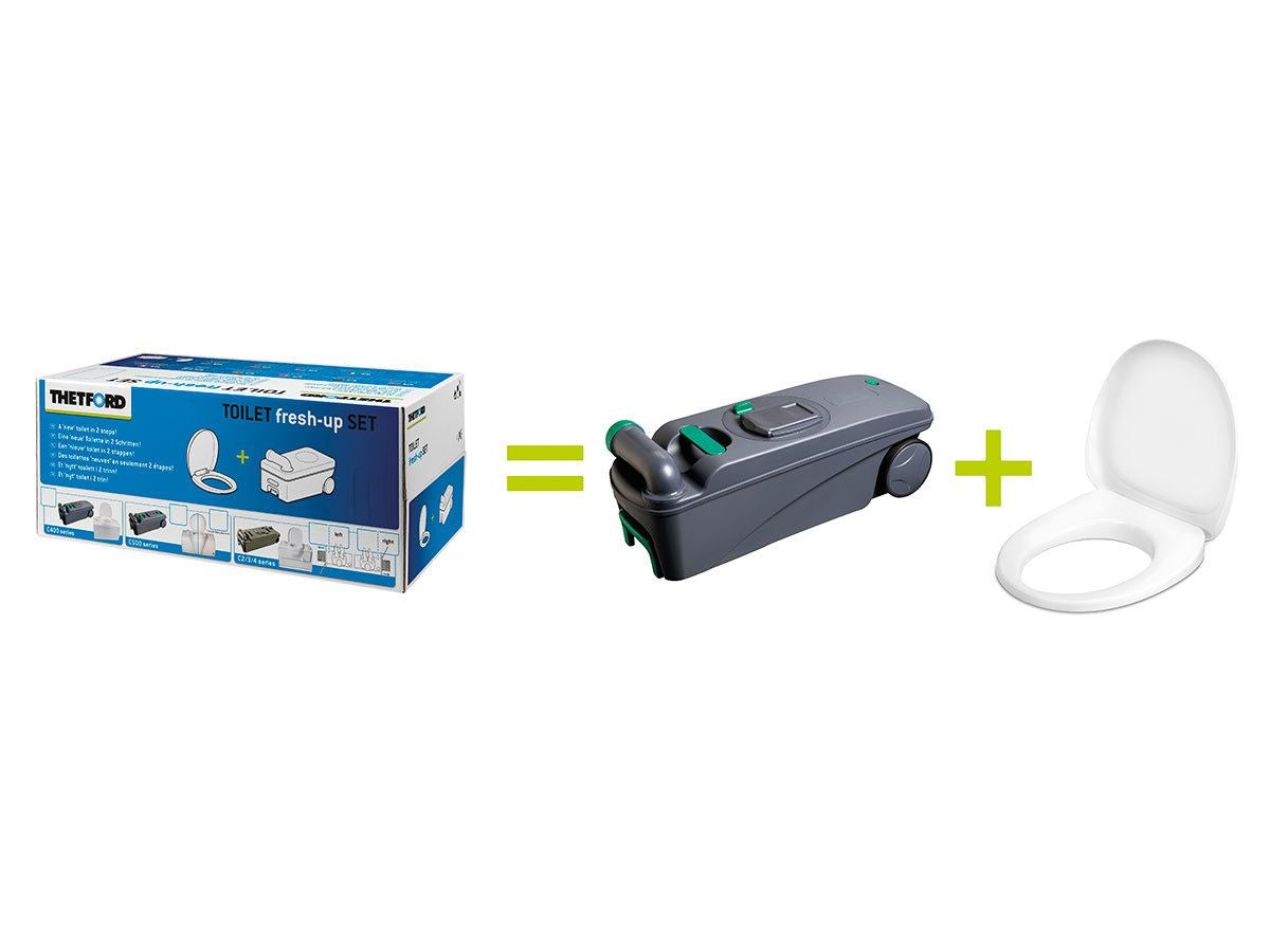 Thetford Fresh-up set per toilette c400 componenti