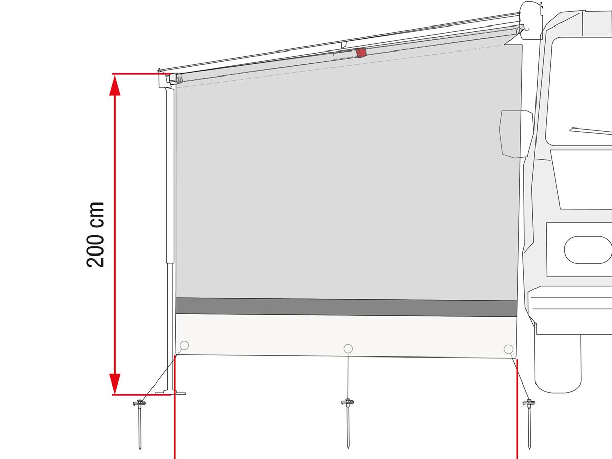 Sun View Side Caravanstore / F35