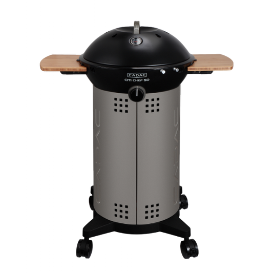 Cadac citi chef 50 barbecue grill a gas da giardino campeggio outdoor in alluminio con 4 ruote per il trasporto - Emporio Degani