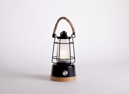 Lampada bambù - acciaio inox