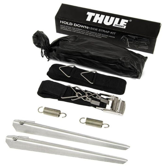 Elenco componenti del Thule Hold Down Side Strap Kit nastro stabilizzante