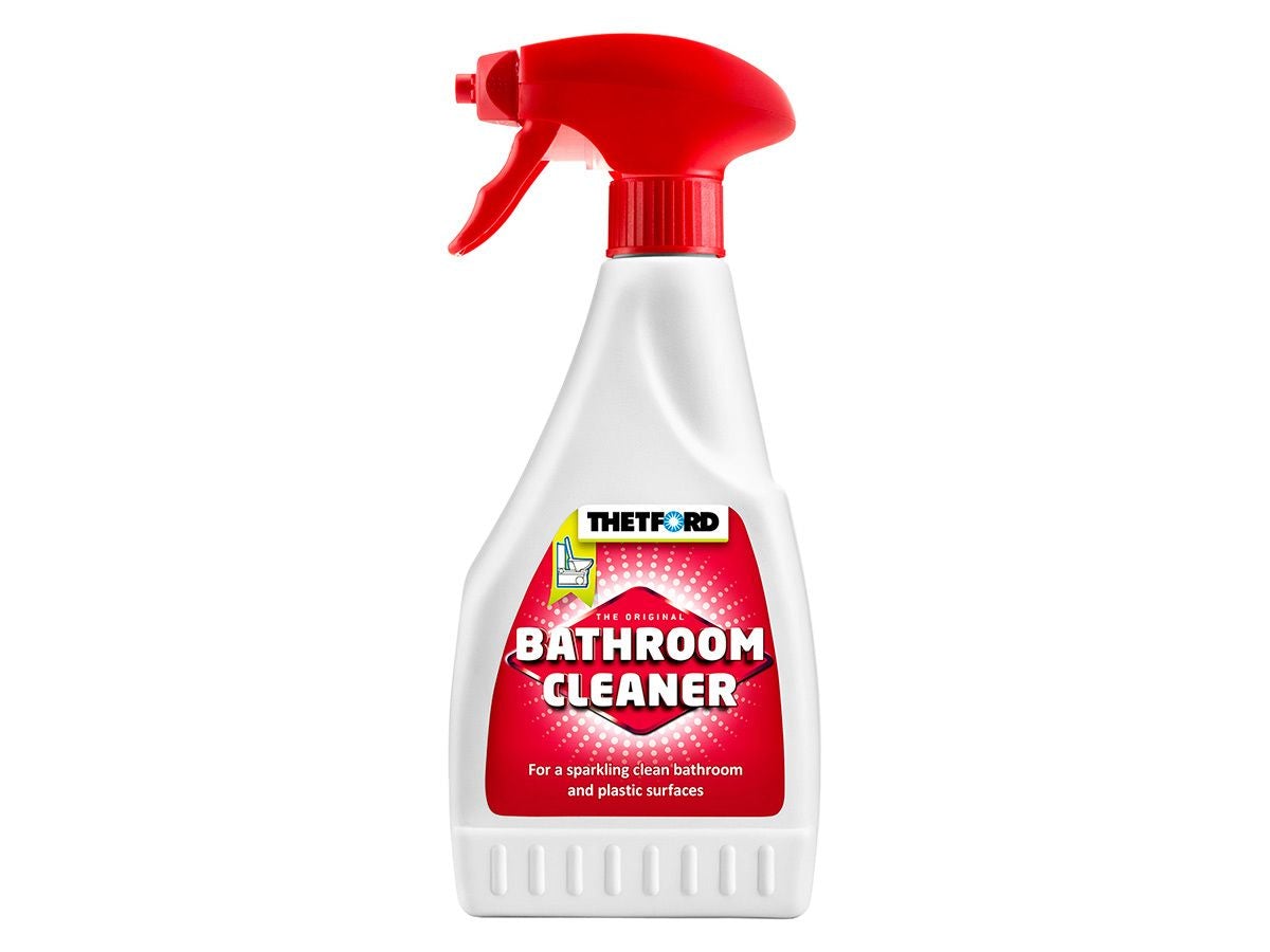 detergente per wc bathroom cleaner thetford su sfondo bianco